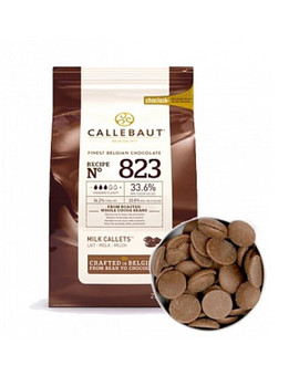 Шоколад молочный Barry Callebaut №823 33.6%, 2.5кг, изображение 1