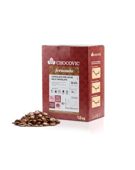 Шоколад молочный Chocovic Fernando 32,6% 1,5 кг, изображение 1