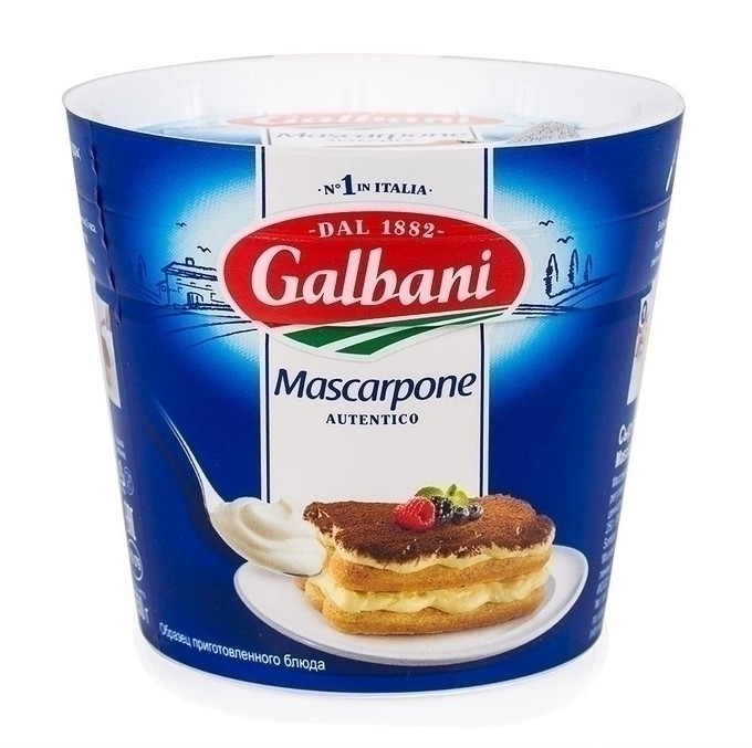 Сыр мягкий Galbani Маскарпоне 80%, 500г