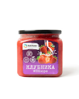 Пюре замороженное Клубника, Proff Puree, 500гр, изображение 1