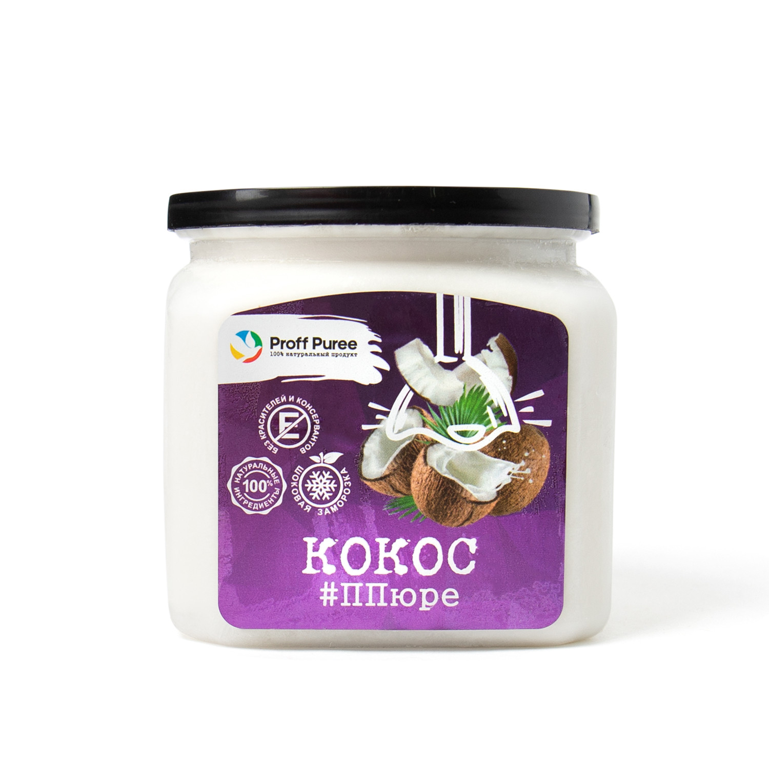 Пюре замороженное Кокос, Proff Puree, 500гр