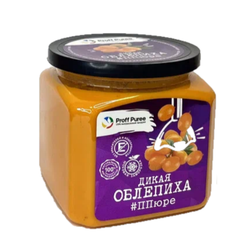 Пюре замороженное Облепиха, Proff Puree, 500гр