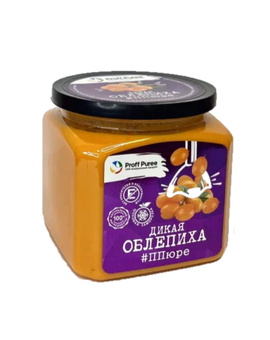 Пюре замороженное Облепиха, Proff Puree, 500гр, изображение 1