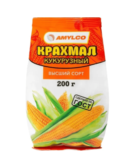 Крахмал кукурузный Amylco, 200 гр, изображение 1