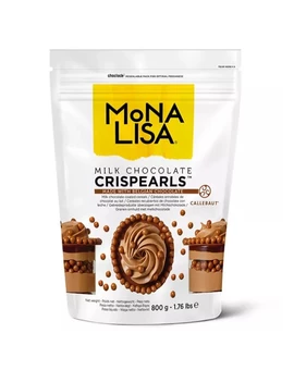 Хрустящие жемчужины молочный шоколад Crispearls Mona Lisa Callebaut 800 гр, изображение 1