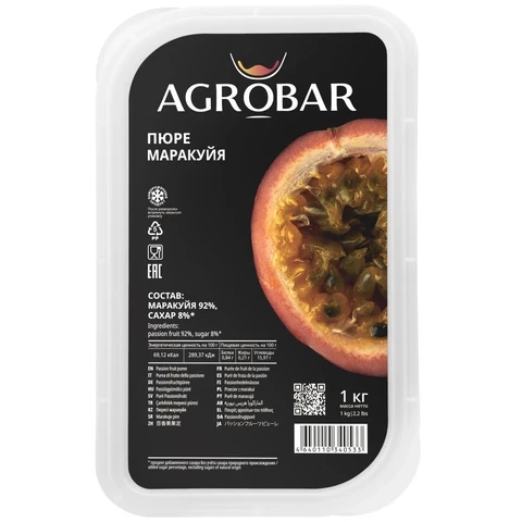 Пюре Маракуйя АГРОБАР 1кг