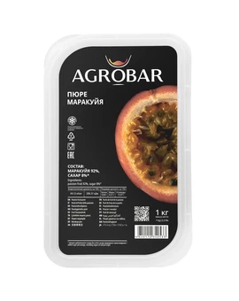 Пюре Маракуйя АГРОБАР 1кг, изображение 1