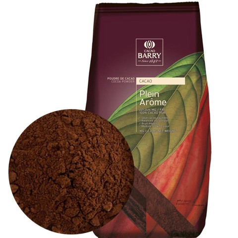 Какао-порошок 22-24% Plein Aroma Cacao Barry (Франция) 1 кг