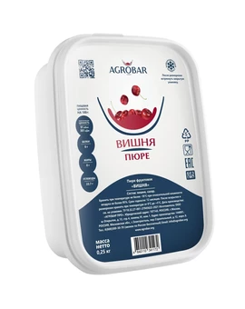 Пюре Вишня АГРОБАР 250гр, изображение 1