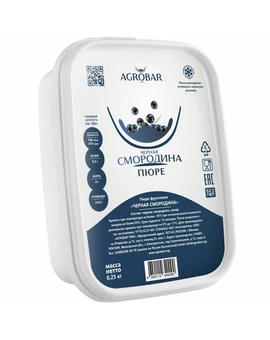 Пюре Черная смородина АГРОБАР 250гр, изображение 1
