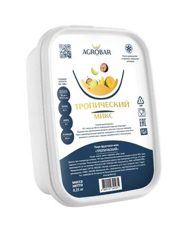 Пюре Тропический Микс АГРОБАР 250гр, изображение 1