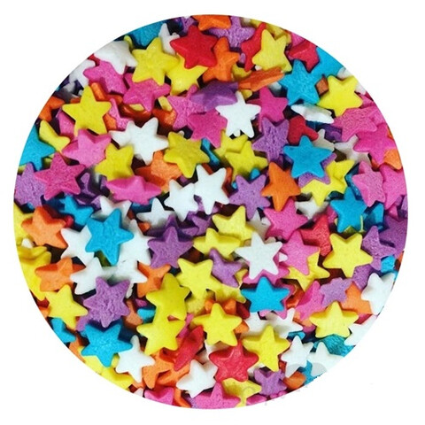 Звезды разноцветные 50гр
