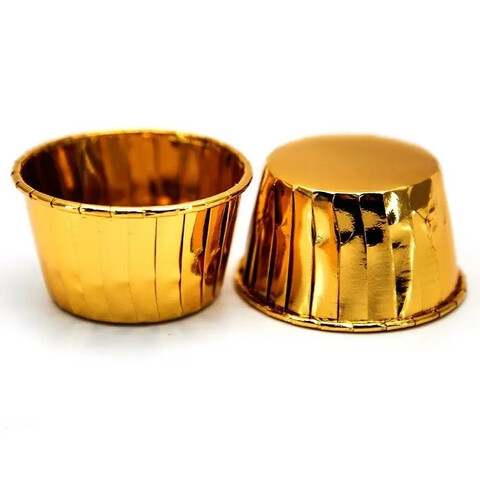 Форма Маффин с ламинацией 50х40 золото 50 шт