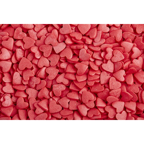 Посыпка Сердечки красные 50гр