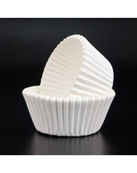 Капсулы бумажные белые 50х40, 100 шт, изображение 1