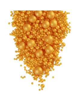 Драже рисовое в глазури Золото микс 50 гр, изображение 1