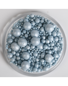 Драже рисовое в глазури Голубой микс 50 гр, изображение 1