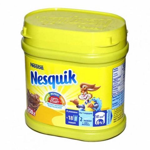 Какао порошок Nesquik 250гр