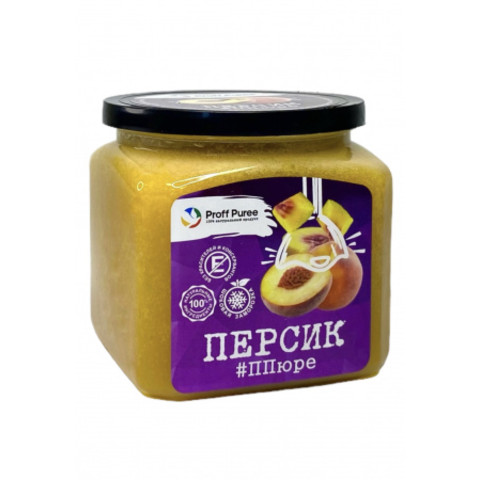 Замороженное фруктовое пюре Proff Puree Персик, 500 г